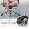 2-Inch Clear Office Chair Wheel Heavy Duty Universal Quiet Hardwood Floors Carpet Computer Gaming Desk Rolling Chair Caster Replacement