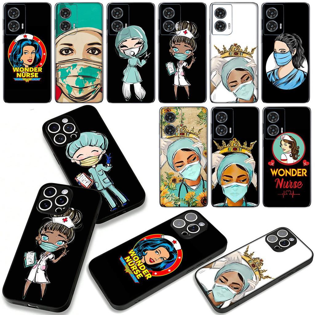 Чехол для телефона Nurse Queen Doctor Hero Fight для Apple iPhone 16 15 14 Plus 13 12 Mini 17 Pro Max + 16E Air 16+ ProMax