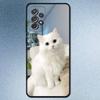 Милый Кот Забавный Чехол Для Телефона Для Samsung S25,S24,S21,S22,S23,S30,Ultra,S20,Plus,Fe,Lite,Note,10,9,5G Черный Чехол