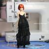 Одежда для кукол Черное платье-комбинация SAJ OBITSU msdr-26-5320 - (для Момоко, Дженни, тело, тело)