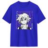 Nanatsu No Taizai Семь Смертных Грехов Футболка Летняя Харадзюку Футболки Хлопок Круглый Вырез Топы Футболки С Коротким Рукавом Уличный Стиль Топы