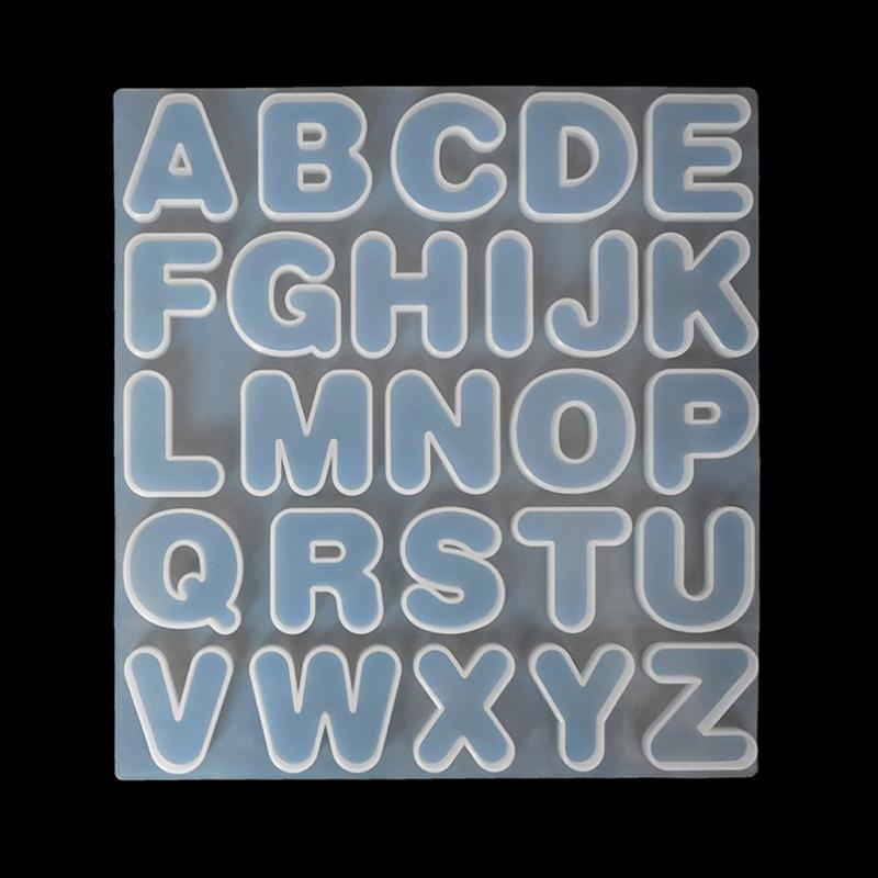 Силиконовая форма для торта 26 букв английского алфавита, шоколадный кубик льда, конфетница