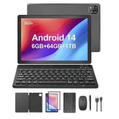 Новая модель PUTECCH Android 14 с 5G, двойным Bluetooth, 1280 x 800 FHD IPS GMS планшетным ПК, с мышью и пером, 10-дюймовый планшет, планшет, 10-дюймовый Wi-Fi