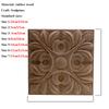 VZLX Square Wood Applique Carved Decal Corner Onlay Unpainted Furniture For Vintage Home Decor Door Cabinet Decoration Maison