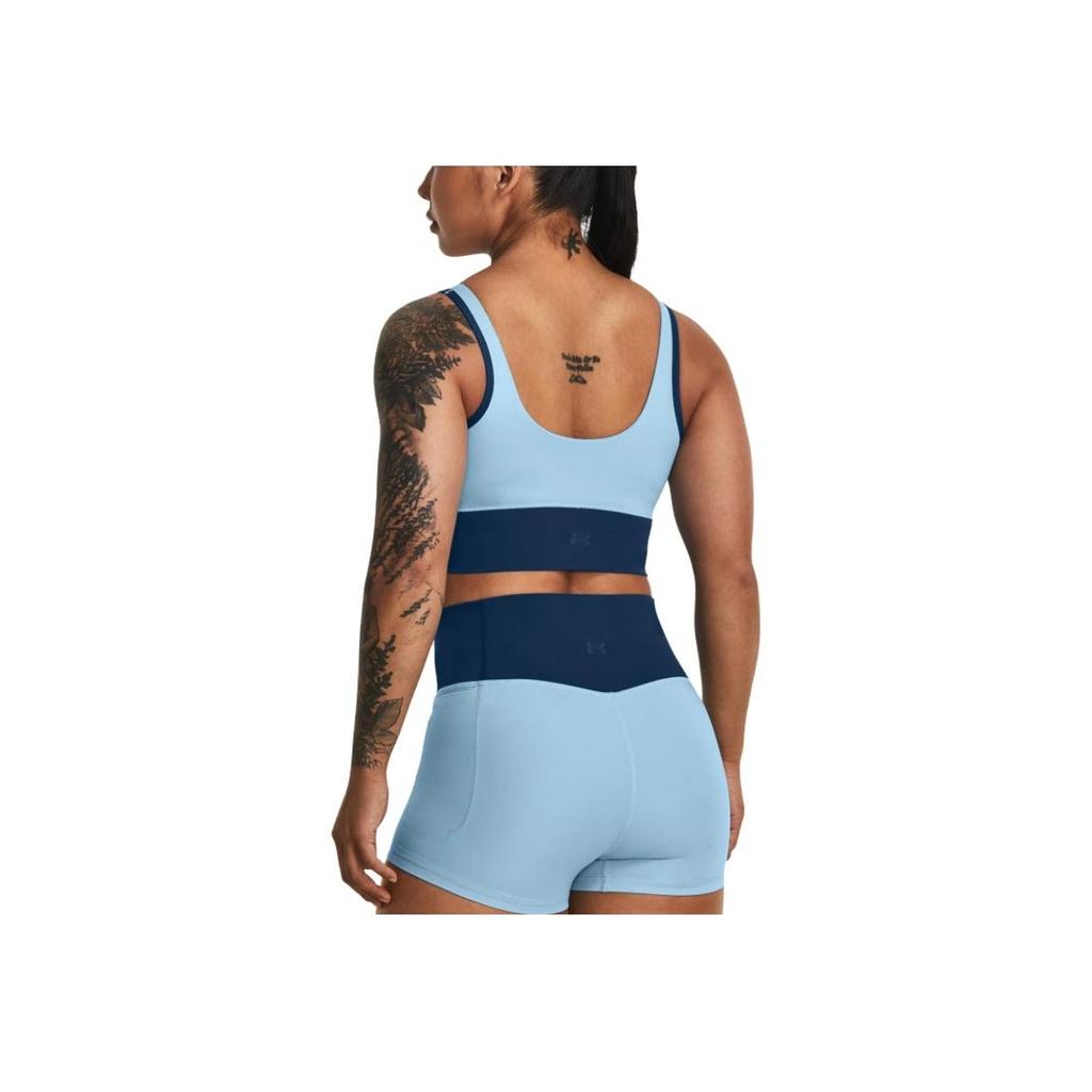 Under Armour Топ без рукавов Color Block Slim Fit, женские топы, светло-голубой 1379153-490