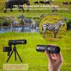 10X-300X Mini Monocular Telescope BAK4 Prisms Life Water-resistant with Phone Holder Mini Tripod