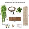 Reptile Habitat Decor: Simulation Vine with Lizard, Chameleon, Snake & Gecko Climbing Features