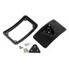 Water Resistant Stylish 3 Hole Motorcycle License Plate Frame Mount Bracket for Enhancing Vehicle Appearance