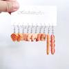 5 Pair Set Small Fresh Colored Resin Pendant Earrings Luminous Turtles Lollipop Ducks Rainbow Cat's Paws Dices Earrings Female