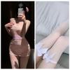 Tube top embroidery print perspective kimono suit sex underwear sexy hip wrap uniform sex underwear
