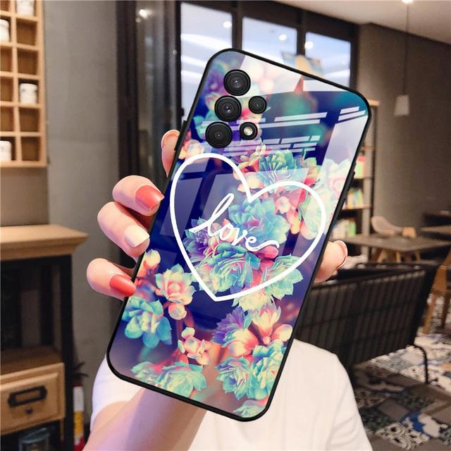Жесткий чехол для телефона Samsung A32, чехол из закаленного стекла, бампер для Samsung Galaxy A31 A30s A20 A30 M20s, противоударный силиконовый чехол