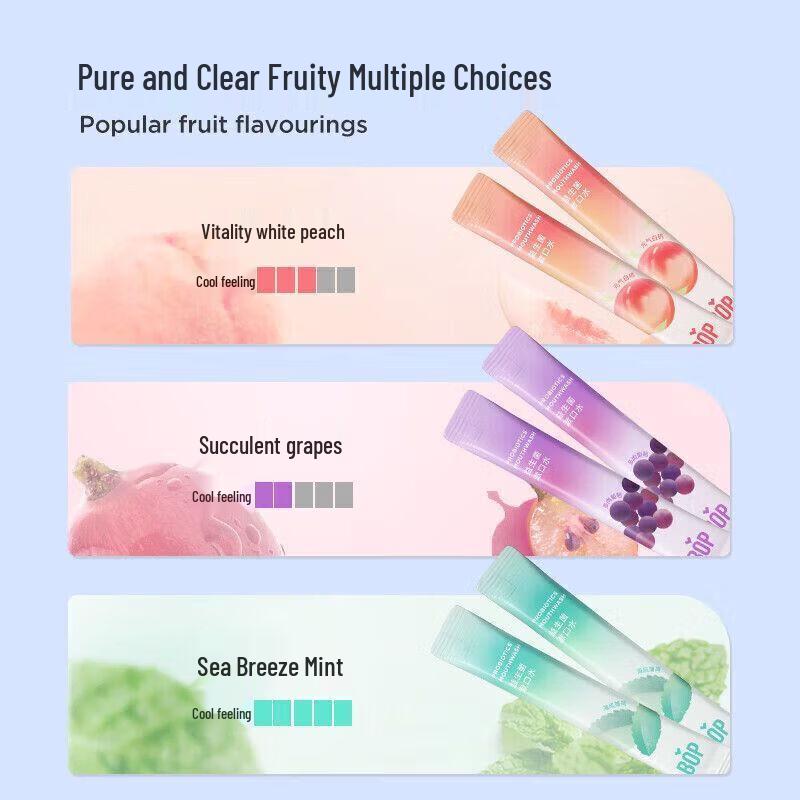 Bop Probiotic Mouthwash Multi-flavor Portable Pack