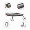 Lutac Fishing Lures 110 mm 21g Hard Lure Pencil Stick Bait with 3D Eyes and Treble Hooks