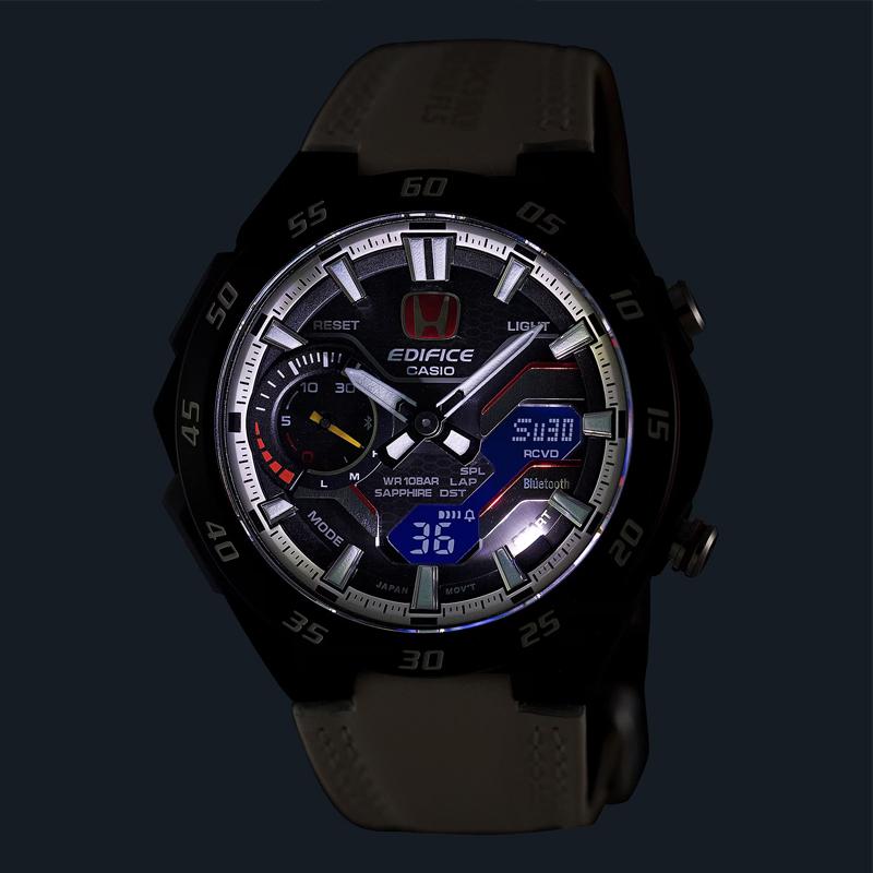 Casio Мужские часы EDIFICE Черные ECB-2200HTR-1AJR