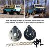 2pieces Brass Counterweight CR18P Rear Hub Carrier For Hobby Plus 1/18 Rock Van Boost Stability