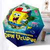 1pc SpongeBob SquarePants Snow Yellow Umbrella with Plastic Handle,Suitable for All Seasons Home Travel Outdoor UmbrellaFP062