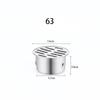 Stainless Steel Balcony Drainage Roof Round Floor Drain Cover Rain Pipe Cap Floor Drain Odor And Blockage Prevention