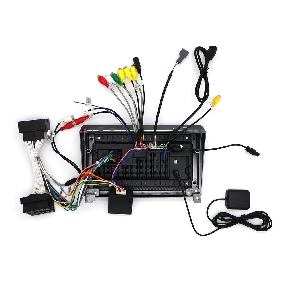 9-дюймовая автомобильная стереомагнитола с радио, Car-play, GPS-навигацией, совместимая с P-eugeot 407 2004-2008, Android 14