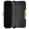 Tods Timeless T Logo Lock Closure Calfskin Leather Shoulder Crossbody Bag Mini Women Bags Black XBWTTTC0000RORB999
