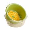 Large Capacity Vegetable Washing Basket Plastic Double Layer Draining Basket  Kitchen Use