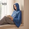 Electric Heated Shawl USB Wrap for Women, Wearable Blanket with 3 Couch Heat Settings, Fast Heating Hooded Cape Home Office Travel Use