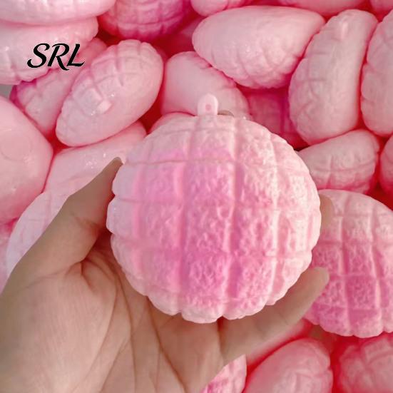 Pineapple Bun Desk Toys Crust Squeeze Toy for DIY, Simulated Bread Stress Relief Toy, Fake Food Sensory Fidget Anxiety Reduction