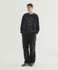 COVERNAT Wide Cotton Parachute Pants Black