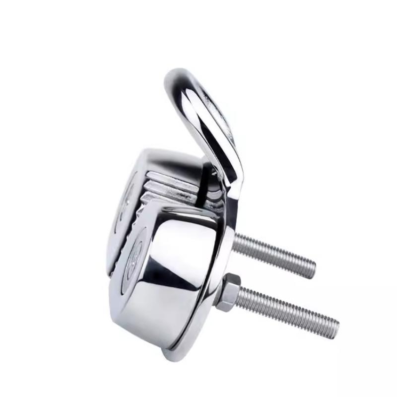 Marine Grade 316 Stainless Steel Rope Clamp Quick Chain Stopper Cord Fastener for Boat Yacht Accessories