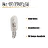 uxcell T5 Light Bulb Clear Light 24V 1.2W Instrument Light Indicator Light Pack of 20