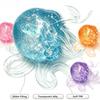 Сквиш-игрушка Осьминог с блестками, прозрачный желеобразный TPR, сжимаемая игрушка-антистресс, 4 цвета, морское животное, карманная, для снятия стресса, подарок для детей