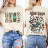 Doublesided Vintage The Nightmare Before Christmas Haunted House Map Shirt Ghost Halloween Shirt Comfortable Cotton