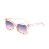 European and American style men's and women's round frame Y2K fashionable sunglasses, trendy and versatile, summer sun shading,