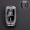 Transparent Car Key Fob Case Cover Black  Key Case WEGFH6 Shell Protector For Toyota For Sienna For Venza For Car Accessories