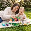 Shape Matching Radishes Montessori Toy Colorful Sensory Educational Toy Early Learning