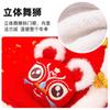 Pet Winter Vest Dogs Cats With Scarf Chinese Style Festive Outfit Warm Fleece Lined Dog Coat New Celebration