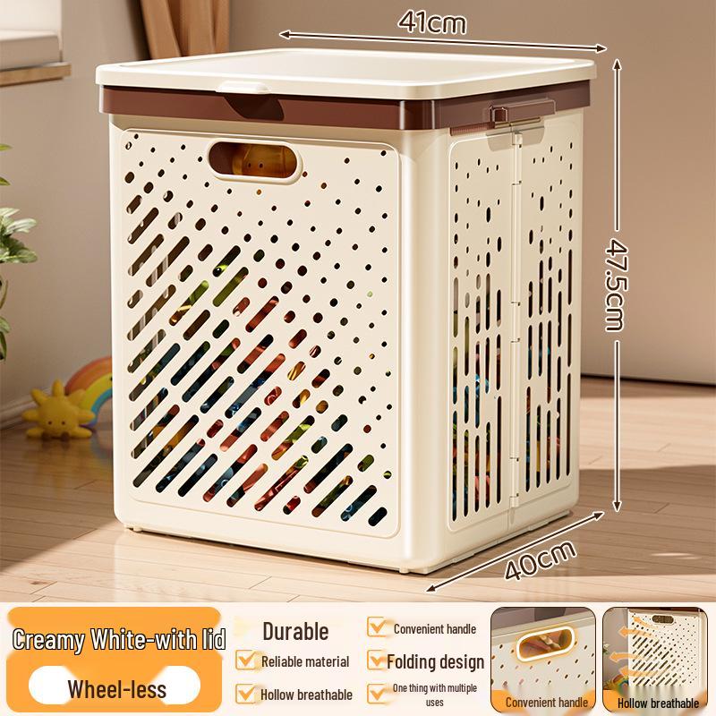 Foldable Large Capacity Laundry Hamper for Bathroom and Household Use