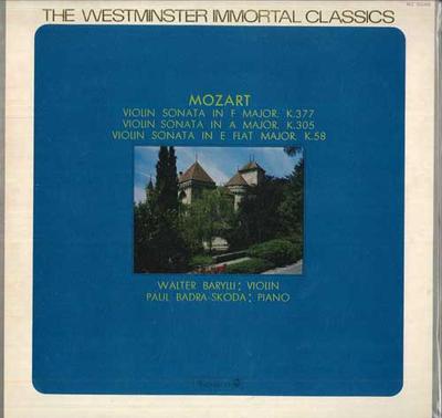 LP Пластинка ВАЛЬТЕР БАРИЛЛИ  Westminster Бессмертный шедевр S MZ5048PROMO WESTMINSTER Япония Классическая Б/У