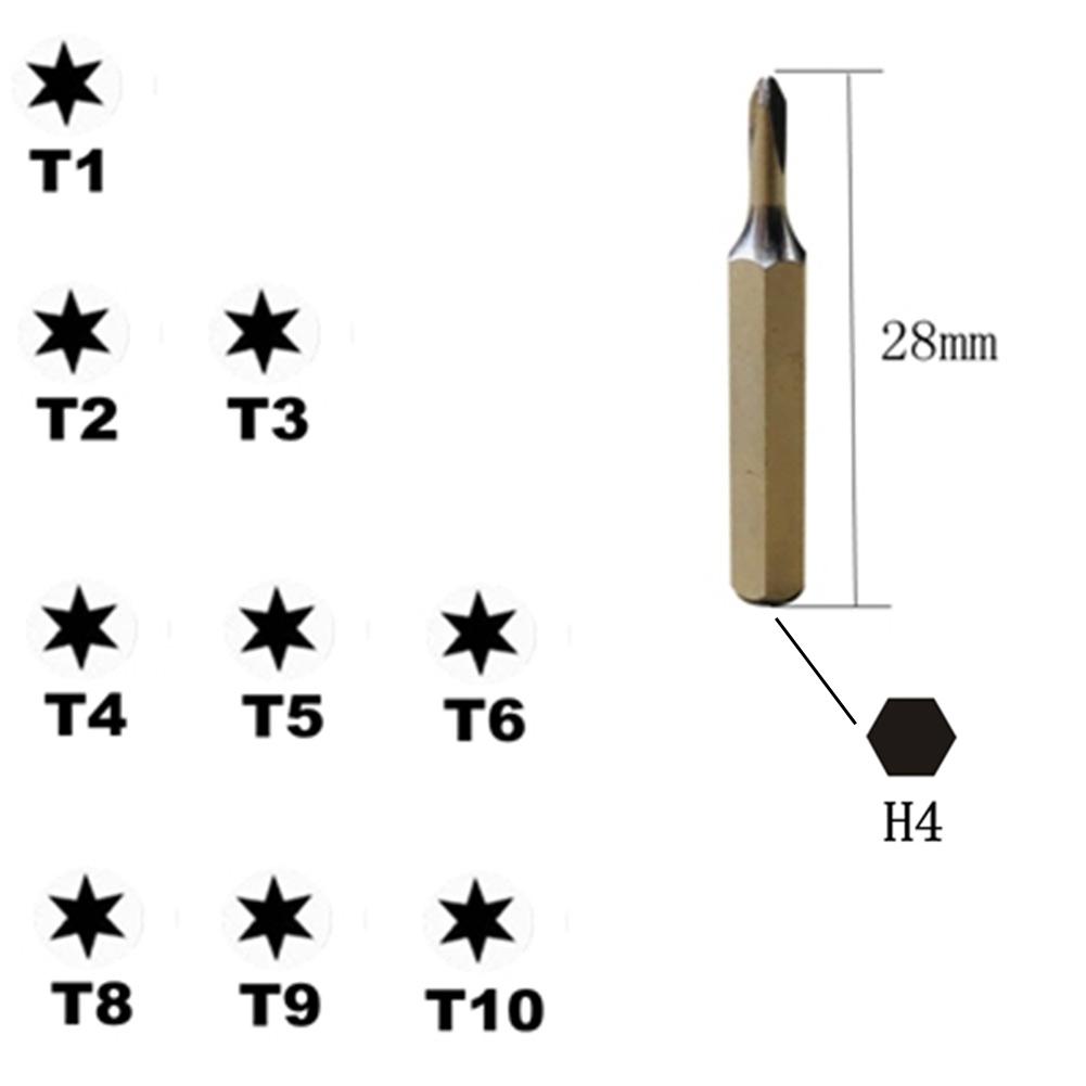 Отвертка Torx H4×28 мм, наборы ручных инструментов высокого качества