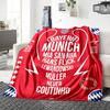 Bayern Munich Crest Artwork Blankets Flannel Printed Breathable Warm Throw Blanket for Home Office Bedspreads 0708a130