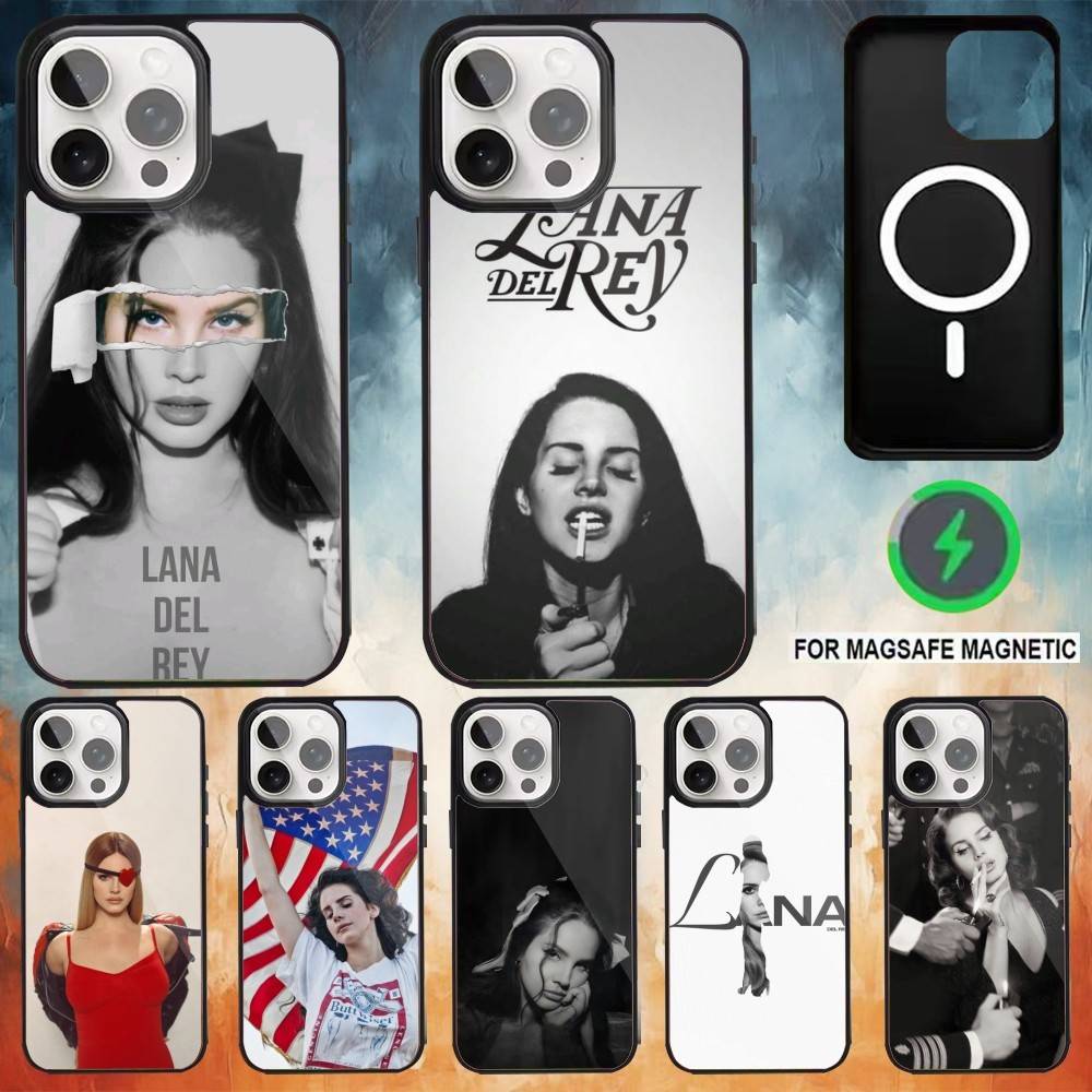 Чехол для телефона актера и певицы Ланы Дель Рей для iPhone 17, 16, 15, 14, 13, 12, Plus, Pro, Max для магнитной беспроводной зарядки MagSafe