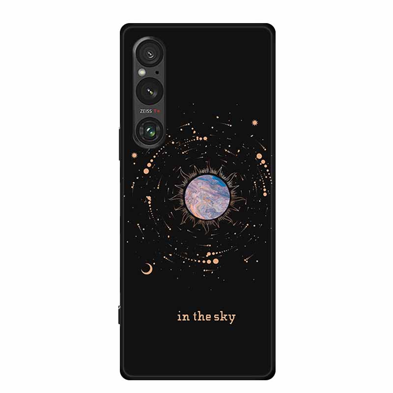Для Sony Xperia 1 VI Чехол Роскошный Мягкий Силиконовый ТПУ Задняя Крышка Телефона для Sony Xperia1 VI 5G Милый Ударопрочный Цветы Мультяшный Чехол