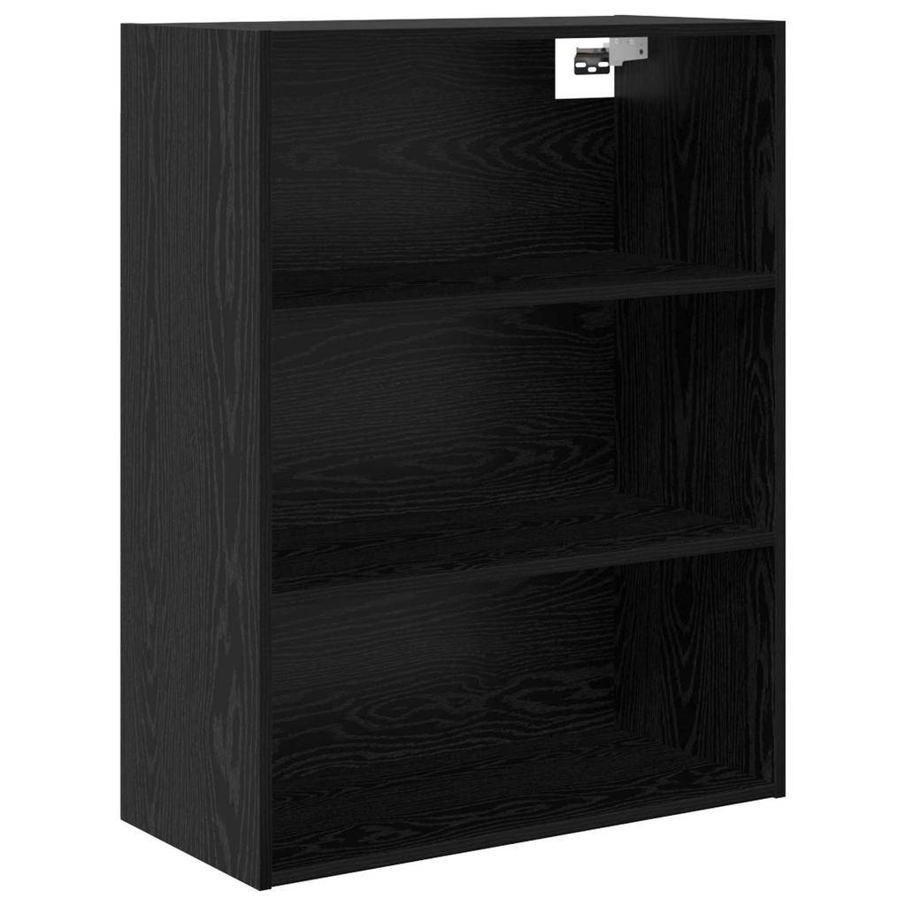 Highboard 2 pcs Black Oak Effect Particleboard
