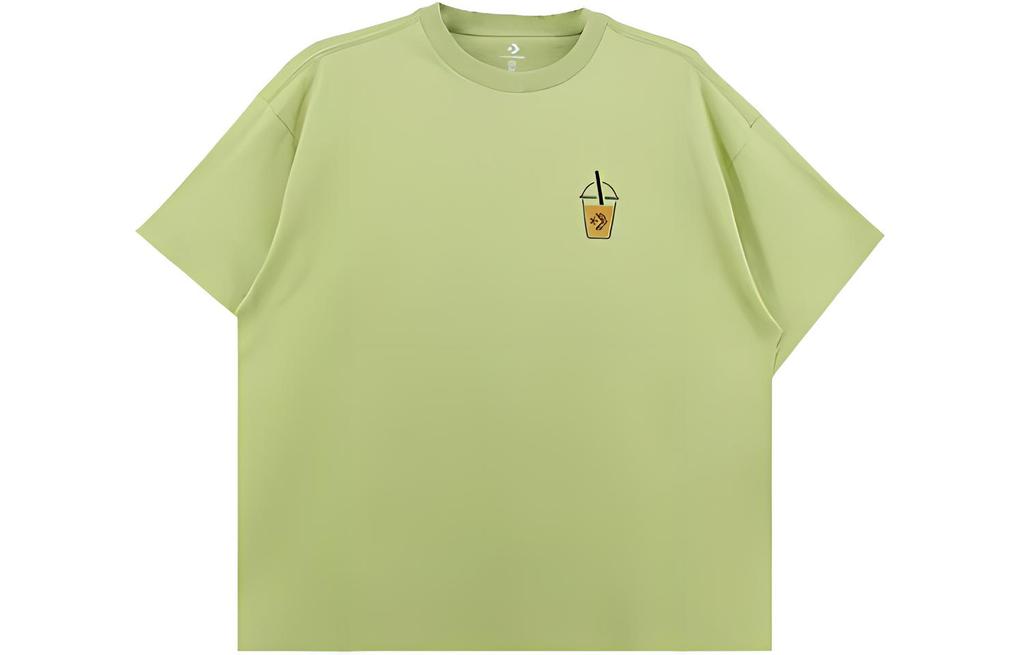 Converse Футболка мужская Матовый зеленый 10025239-A03