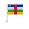 Drapeau - République Centrafricaine - 14 X 21 Cm - 20 Pièces - Polyester - Mât En Plastique