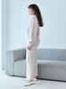 Gelato Pique Basic Powder Pullover Long Pants Set & (PWNT245352) Women's (BEG)