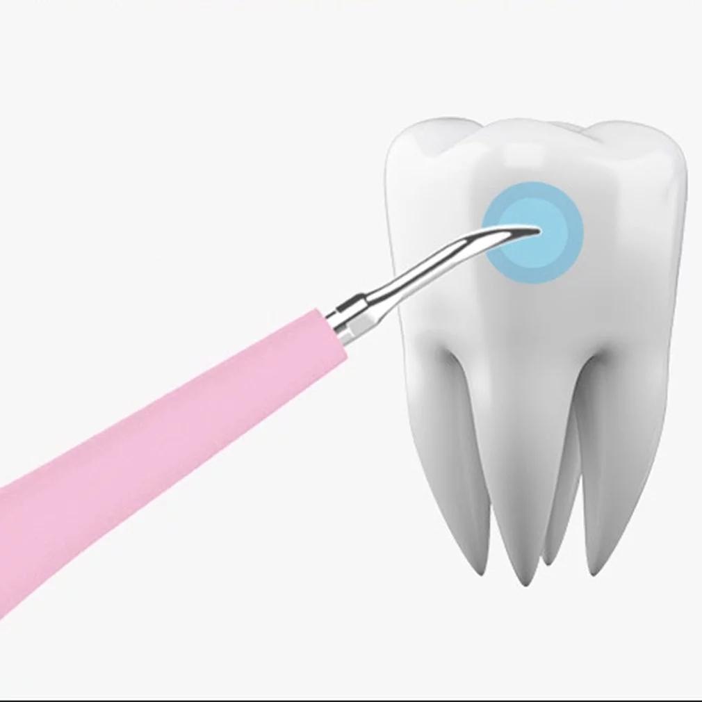 Портативный электрический звуковой стоматологический скейлер для удаления зубного камня, пятен на зубах и зубного налета, инструмент для зубного камня, отбеливание зубов у стоматолога, гигиена полости рта