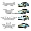 Прозрачная матовая защитная пленка для автомобиля из ТПУ Porsche Taycan 4S 2025
