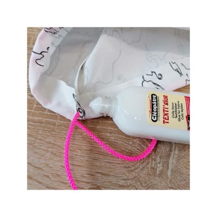 Cléopâtre - Colle transparente pour textile tissu - 100g