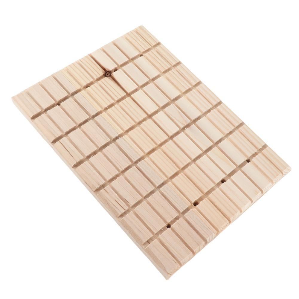 Rectangle Wooden Scratching Board Wood Wooden Claws Board Pet Scratching Board Pet Play Toy