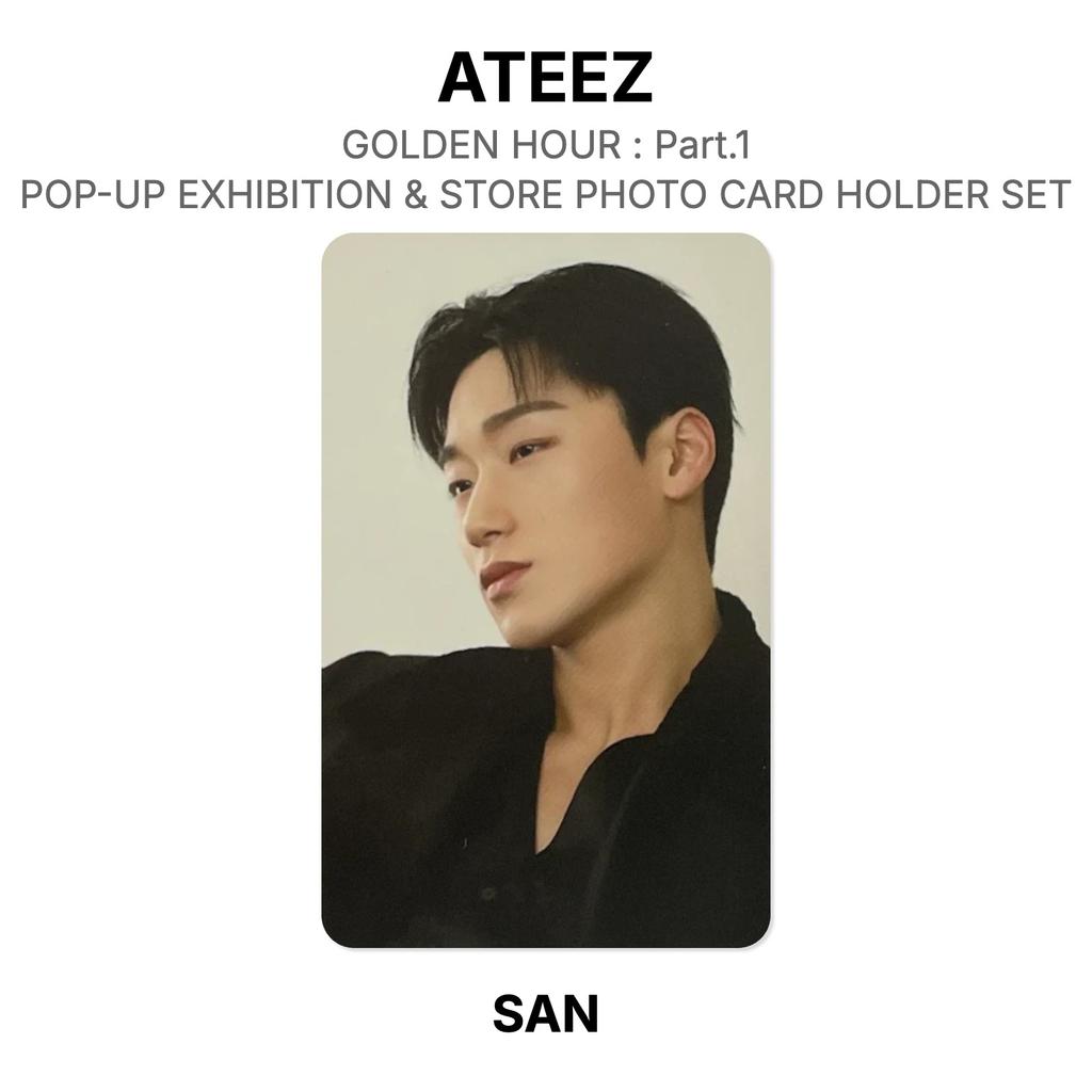 ATEEZ ЗОЛОТОЙ ЧАС : Часть 1 POP-UP ВЫСТАВКА И МАГАЗИН ДЕРЖАТЕЛЬ ДЛЯ ФОТОКАРТОЧЕК ОФИЦИАЛЬНАЯ ФОТОКАРТОЧКА